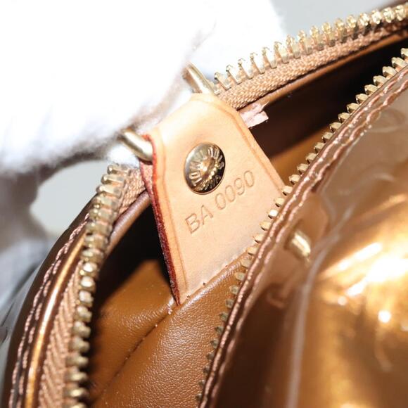 LOUIS VUITTON Monogram Vernis Tompkins Square Bag Bronze M91103 - Picture 12 of 16